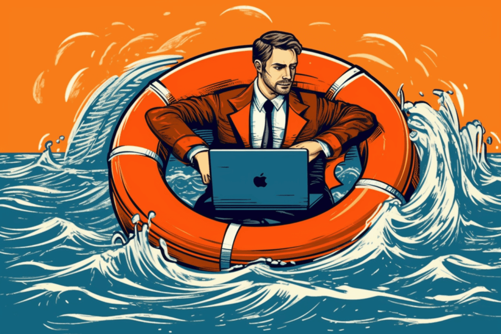 Deweloper w kole ratunkowym