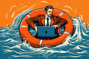 Deweloper w kole ratunkowym