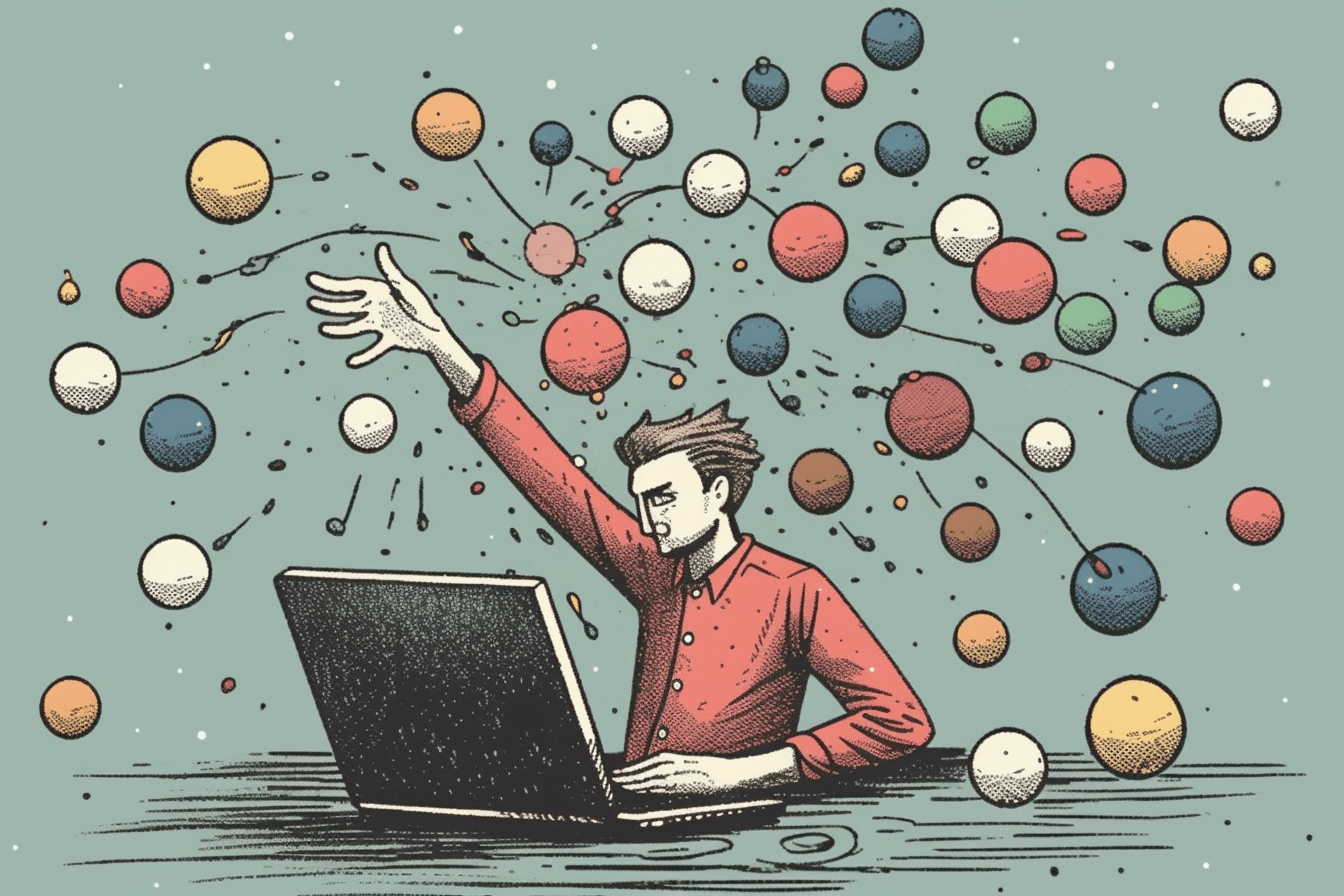 Mężczyzna rzuca kule lotto jako los na loterii